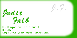 judit falb business card